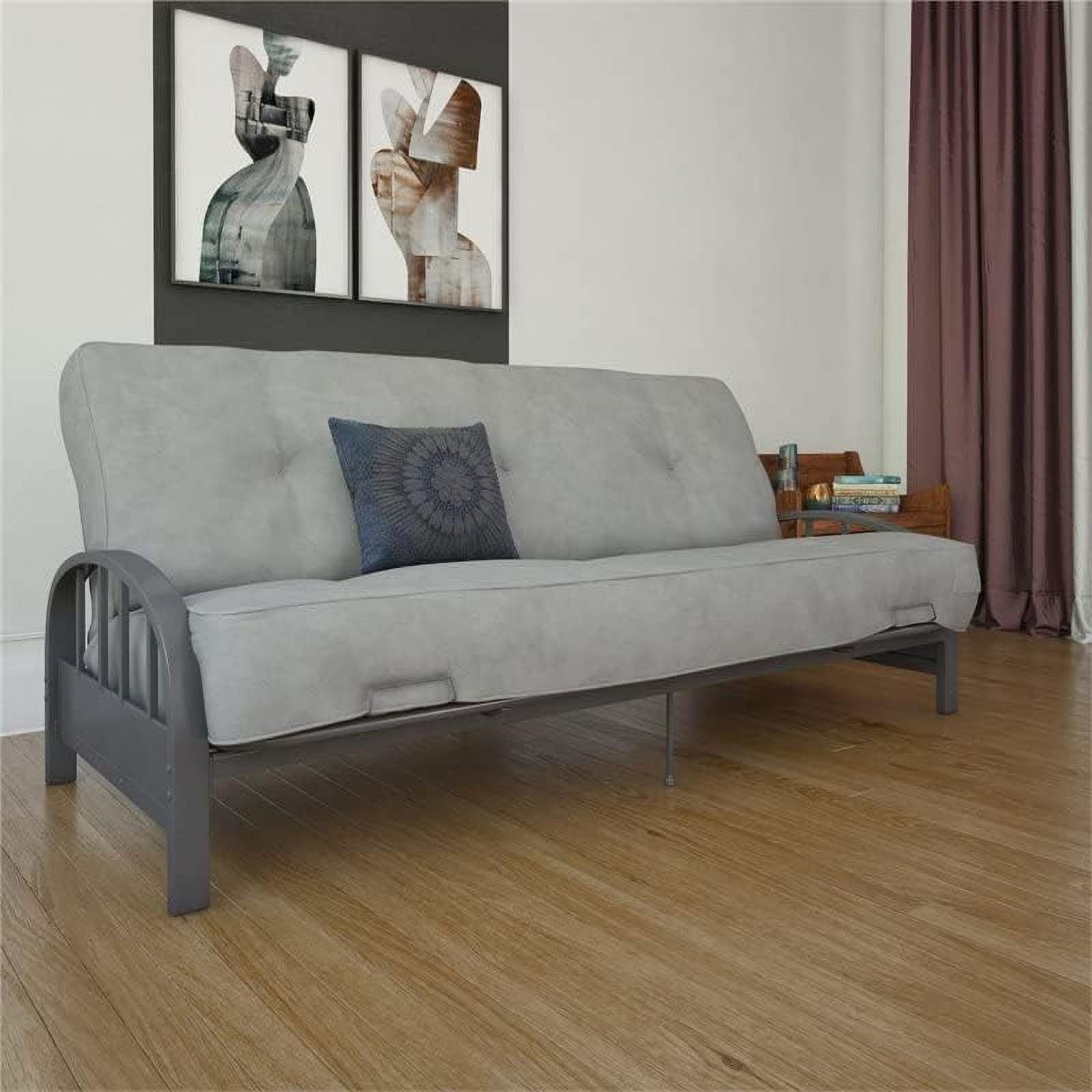 Futon Frame Gunmetal Grey k7