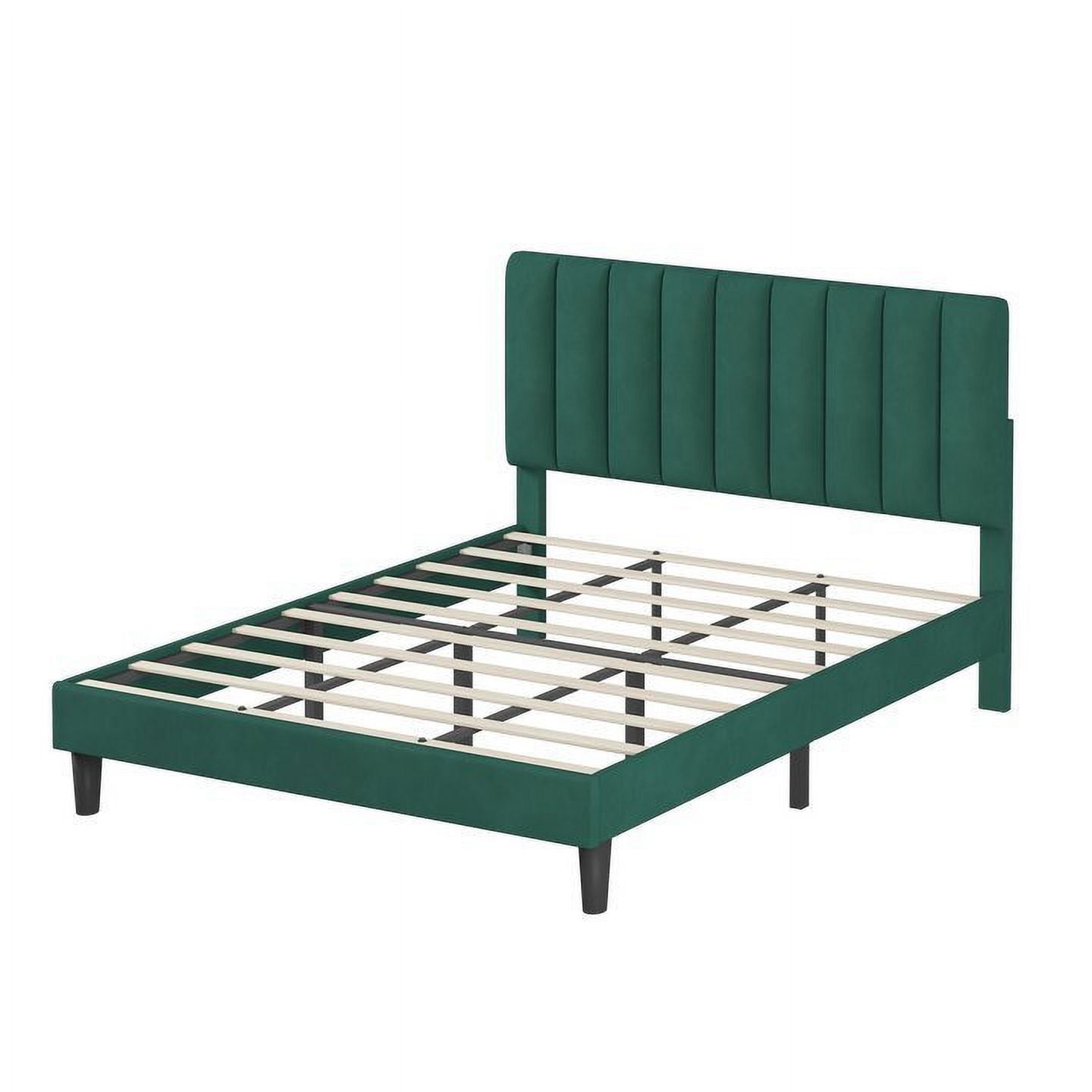 King Size Platform Bed Frame Green 7k