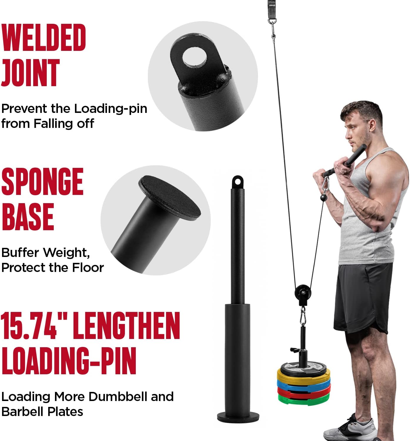 Pulley System for Gym Cable Weight Training a7