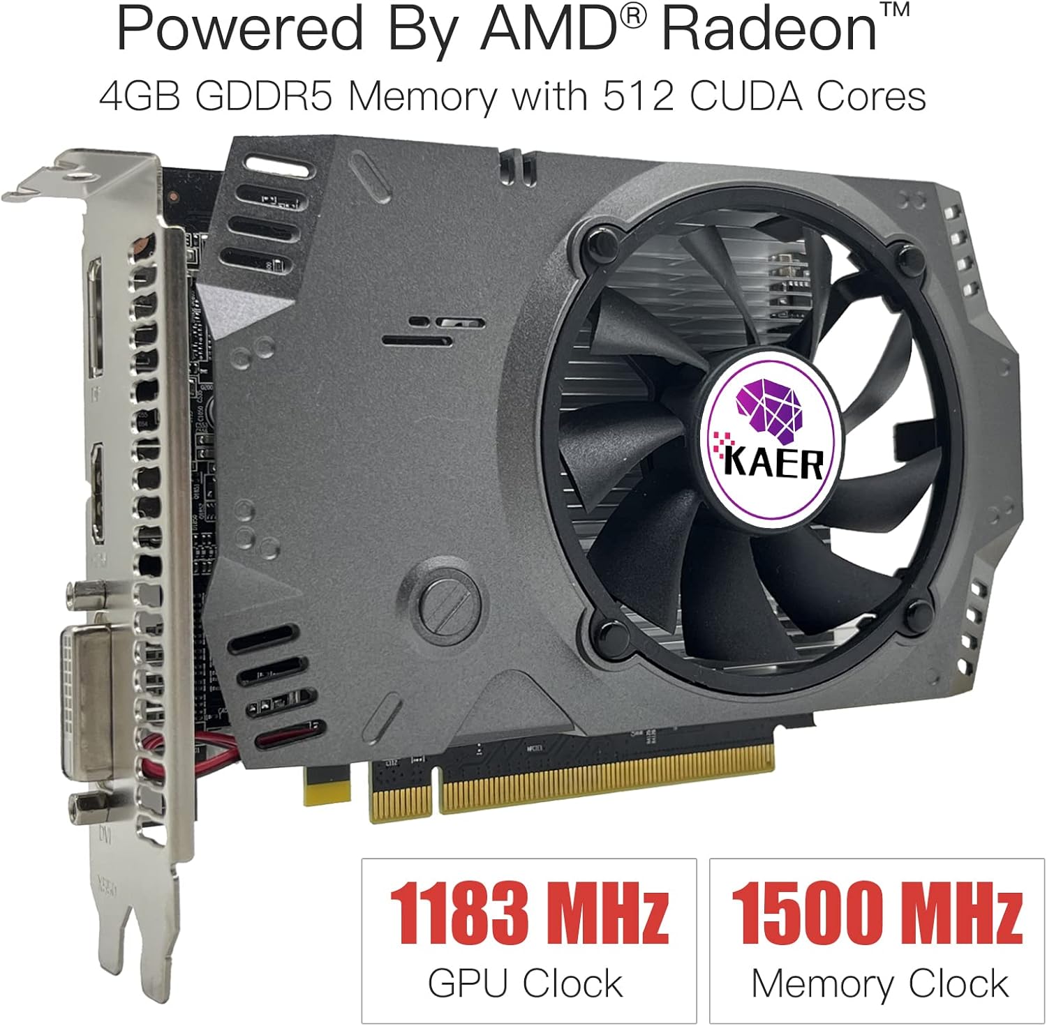 Graphics Card 4GB GDDR5 PCIe 3.0 k7