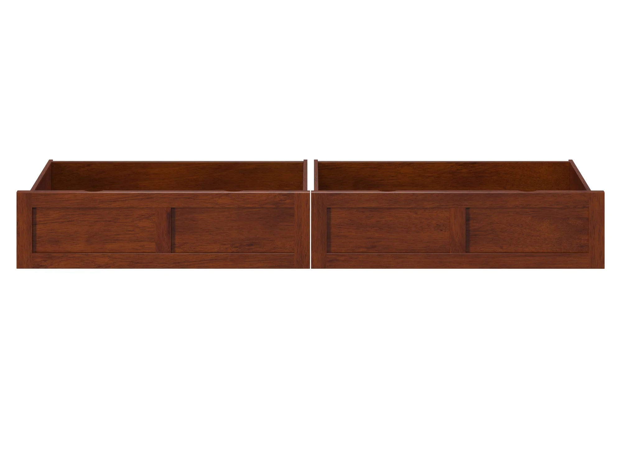 Solid Wood Under Bed Storage Drawers 2 Pack A7