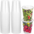 Moretoes 60 Sets 32 Oz Soup Containers with Lids, Deli Containers with Lids, Heavy-Duty Microwaveable Airtight Container for Soups, Leftovers, Sauces