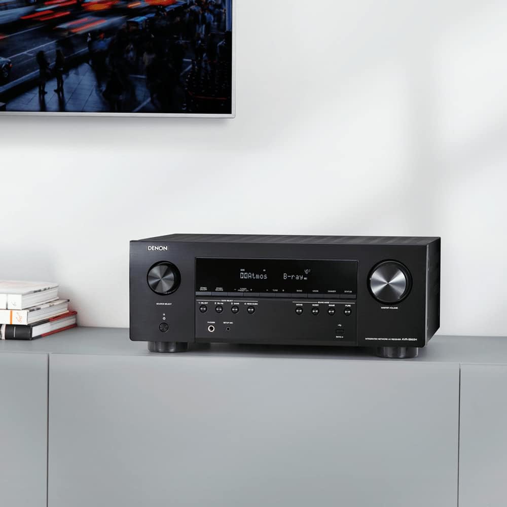 AV Receiver 8K 7.2 Channel 90W Black a7