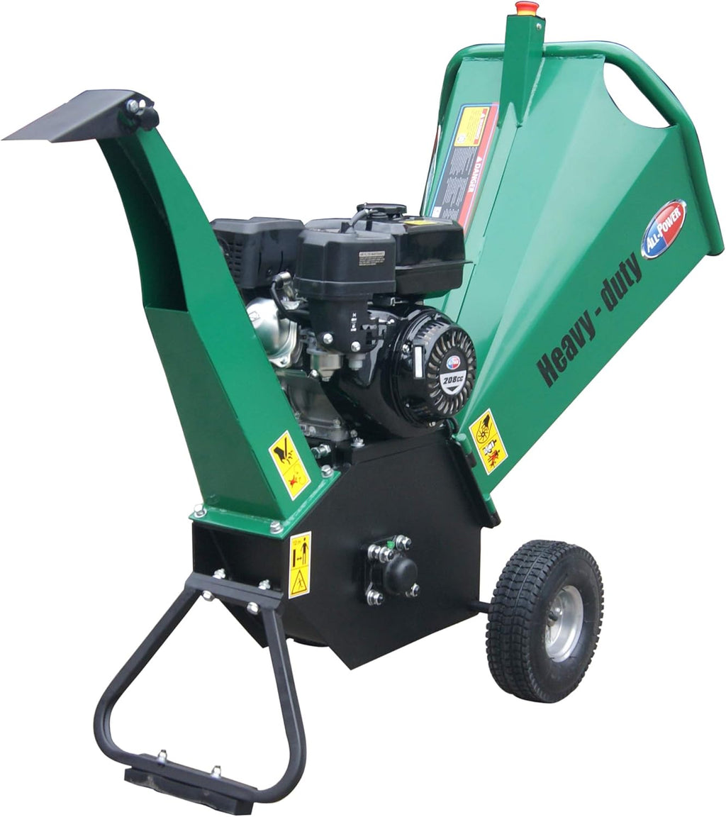 Wood Chipper Shredder Mulcher 6 Inch Gas Powered 15HP 420cc A7k