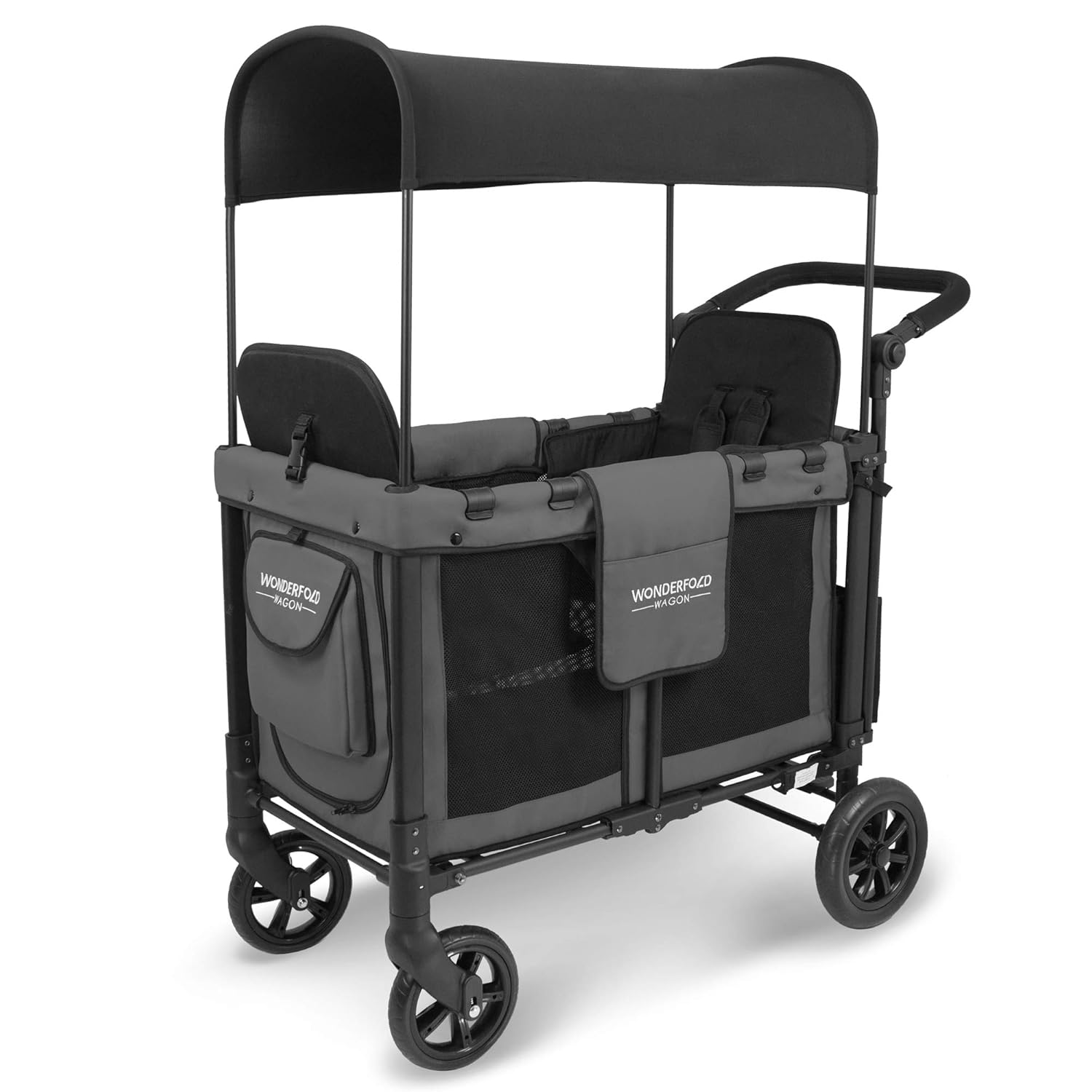 Double Folding Stroller with Adjustable Canopy A7