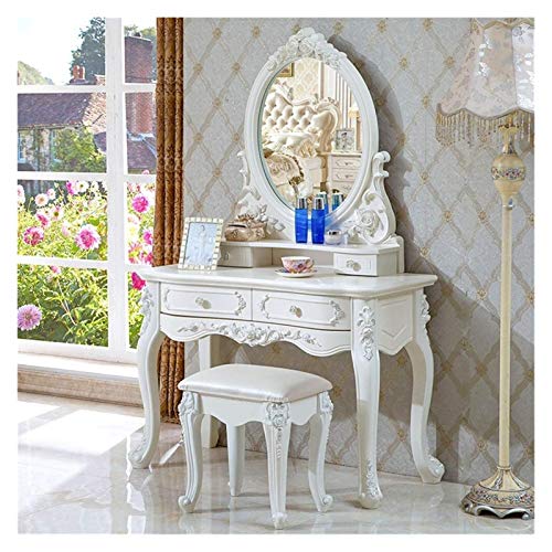 Dressing Vanity Table with Stool for Bedroom k7