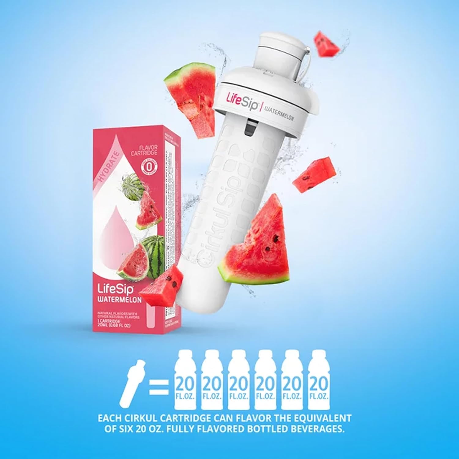 Hydration Drink Mix Cartridges, 5-Pack Variety A7
