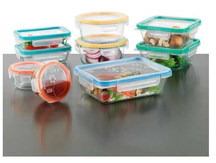 Snapware Pyrex Glass Food Storage Set - 18 count