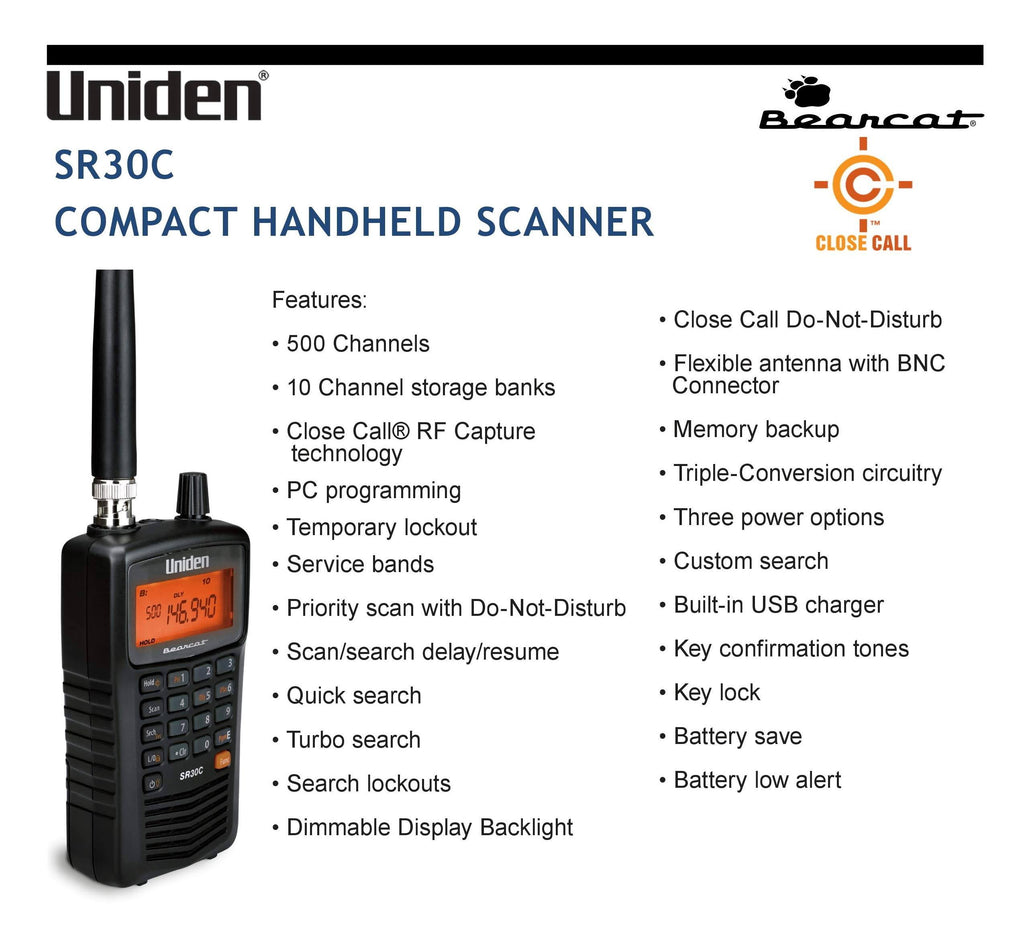 Handheld Scanner 500-Channel Compact a7