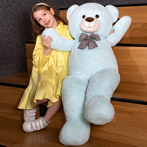 Giant Teddy Bear Plush, Life Size 5 Feet Soft Fluffy A7