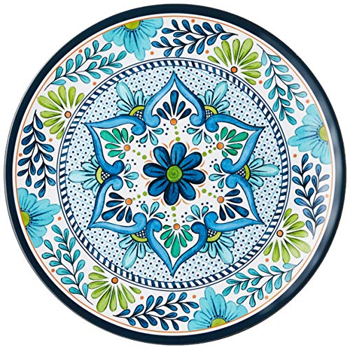 Dinnerware Set 12 Piece Service for 4 Multicolored A7
