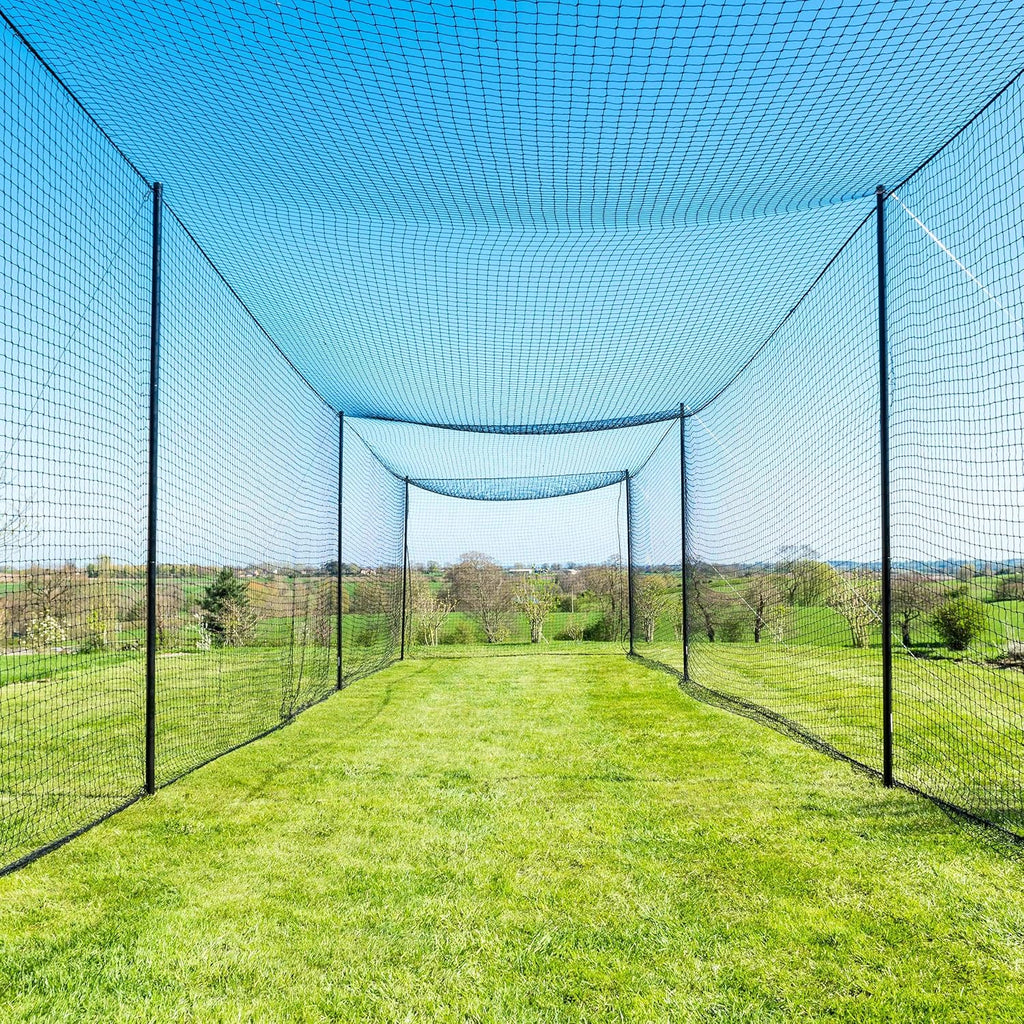 Baseball Batting Cage with Steel Poles and Netting K7m