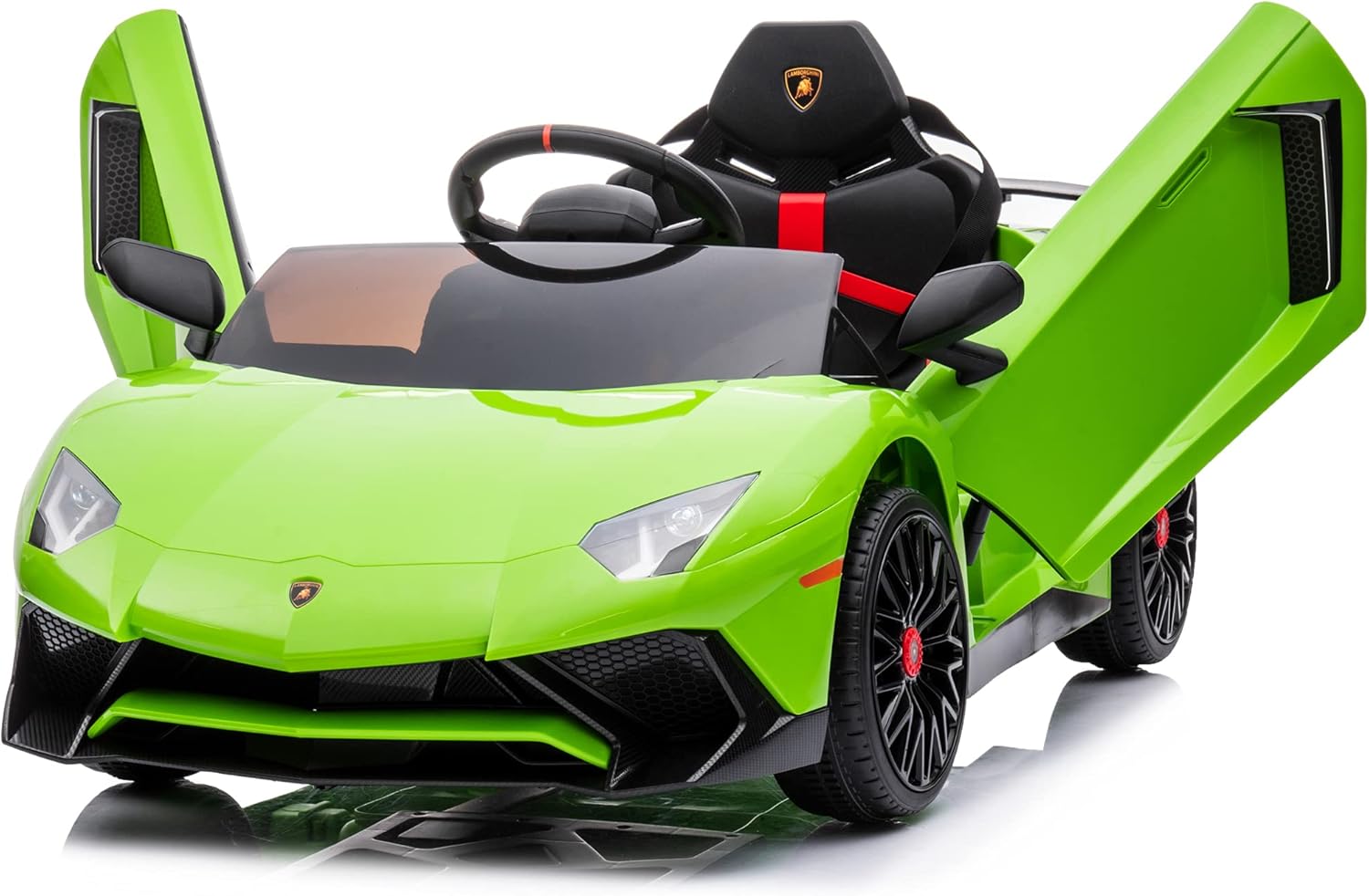 Electric Ride On Sports Car Toy with Parent Control, LED Lights a7