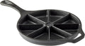 Tablecraft Round Corn Bread Skillet with Handle, Cast Iron, 8.75" dia x 15.625" (5.5" Handle)