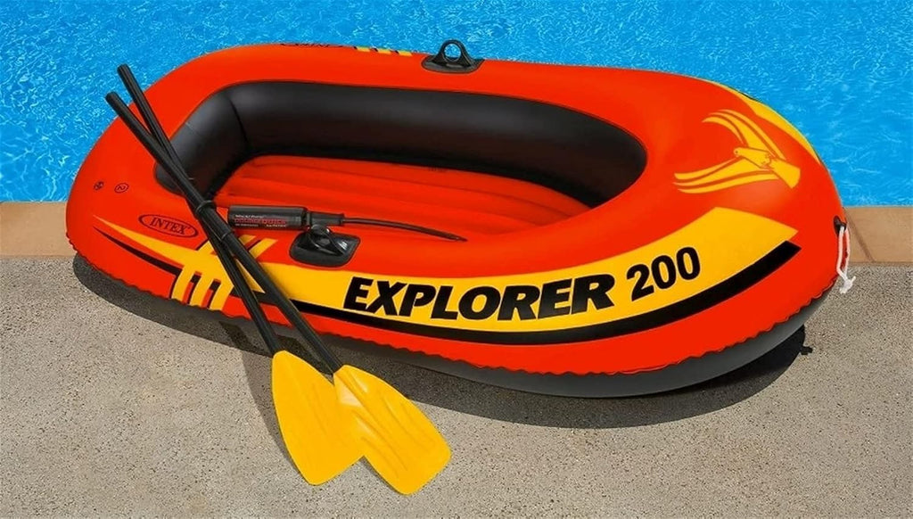 Inflatable Fishing Boat for Adults with Oars and Pump 7k