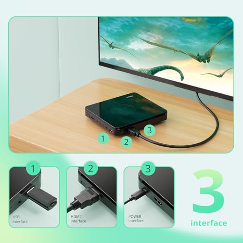 DVD Player for Smart TV with Remote k7X