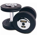 Troy Barbell Pfd-030c Black Troy Pro-Style Cast Dumbbells - Chrome Endplates - 30 lbs. - Sold as Pairs