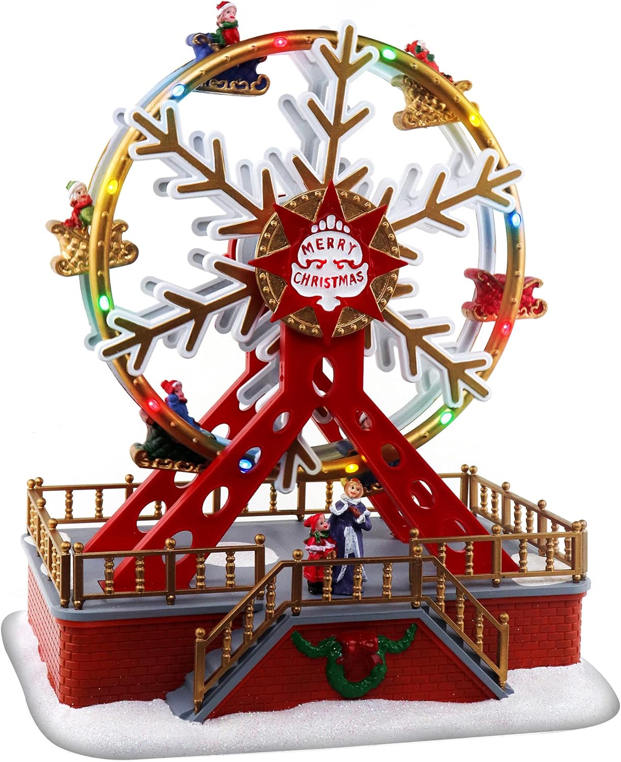 Christmas Carnival Animated Musical Village Decor k7