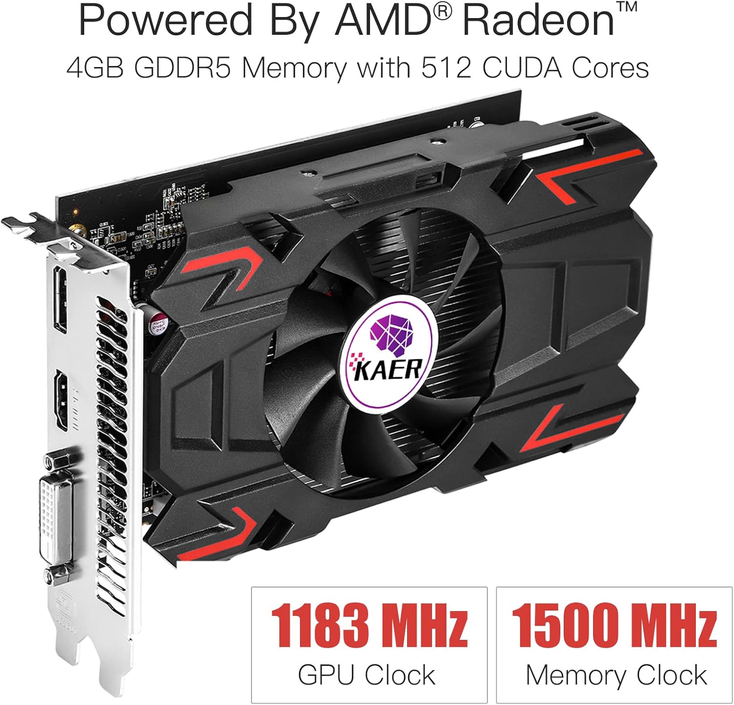 Graphics Card 4GB GDDR5 PCIe 3.0 k7
