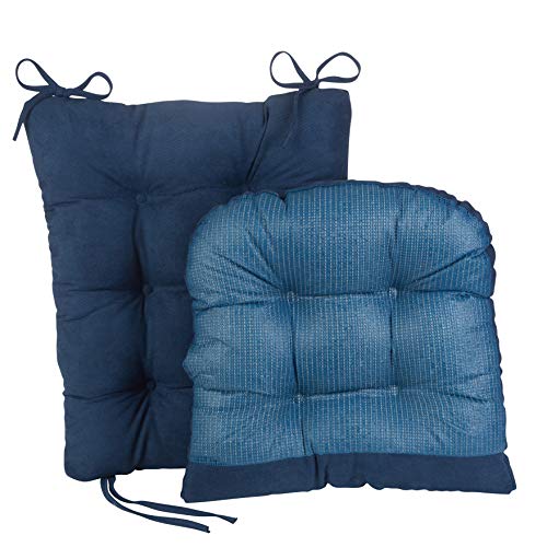 Rocking Chair Cushion Set with Thick Padding, Gray 7k