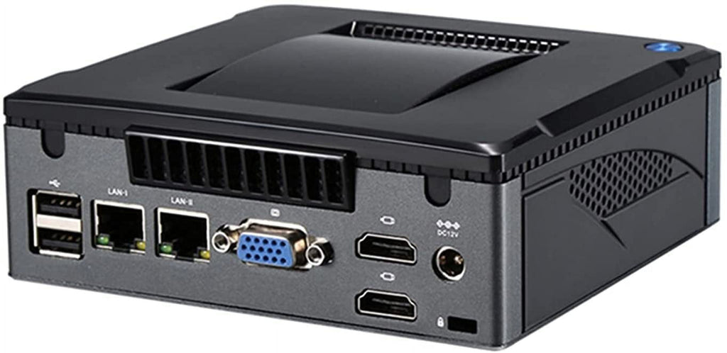 PARTAKER K5 Mini PC, Micro Computer, Desktop Computer with Intel Core I7 5500U/5600U, 4G DDR3 128G SSD, Support Triple Display(2X HDMI+VGA)/Dual Gigabit Ethernet/Dual-Band WiFi, Windows 10 Pro