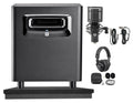 JBL LSR310S 10" 200w Powered Subwoofer Ported Studio Sub+Mic+Headphones+Riser