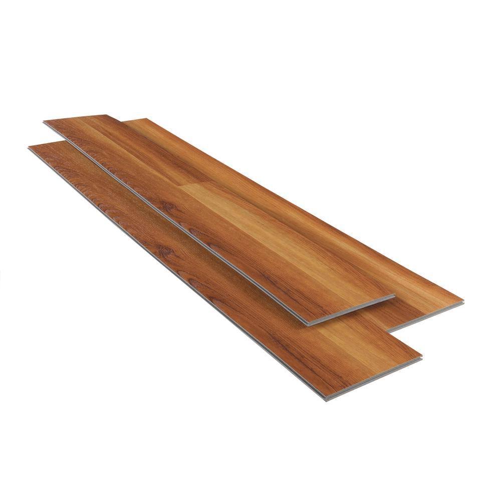 Luxury Vinyl Plank Flooring Warm Cherry 7.5x47.6 in k7