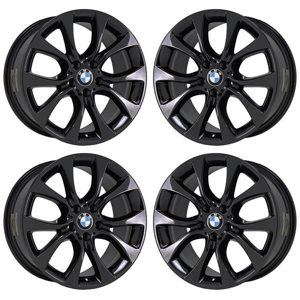 BMW X5 2014 - 2019 GLOSS BLACK Factory OEM Wheels Rims (Not Replicas) (W)