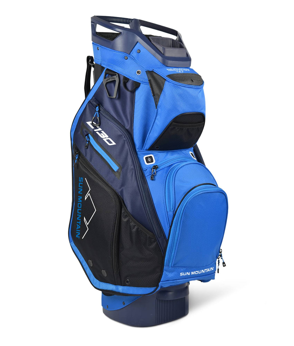 Golf Cart Bag Black Charcoal White Red k7