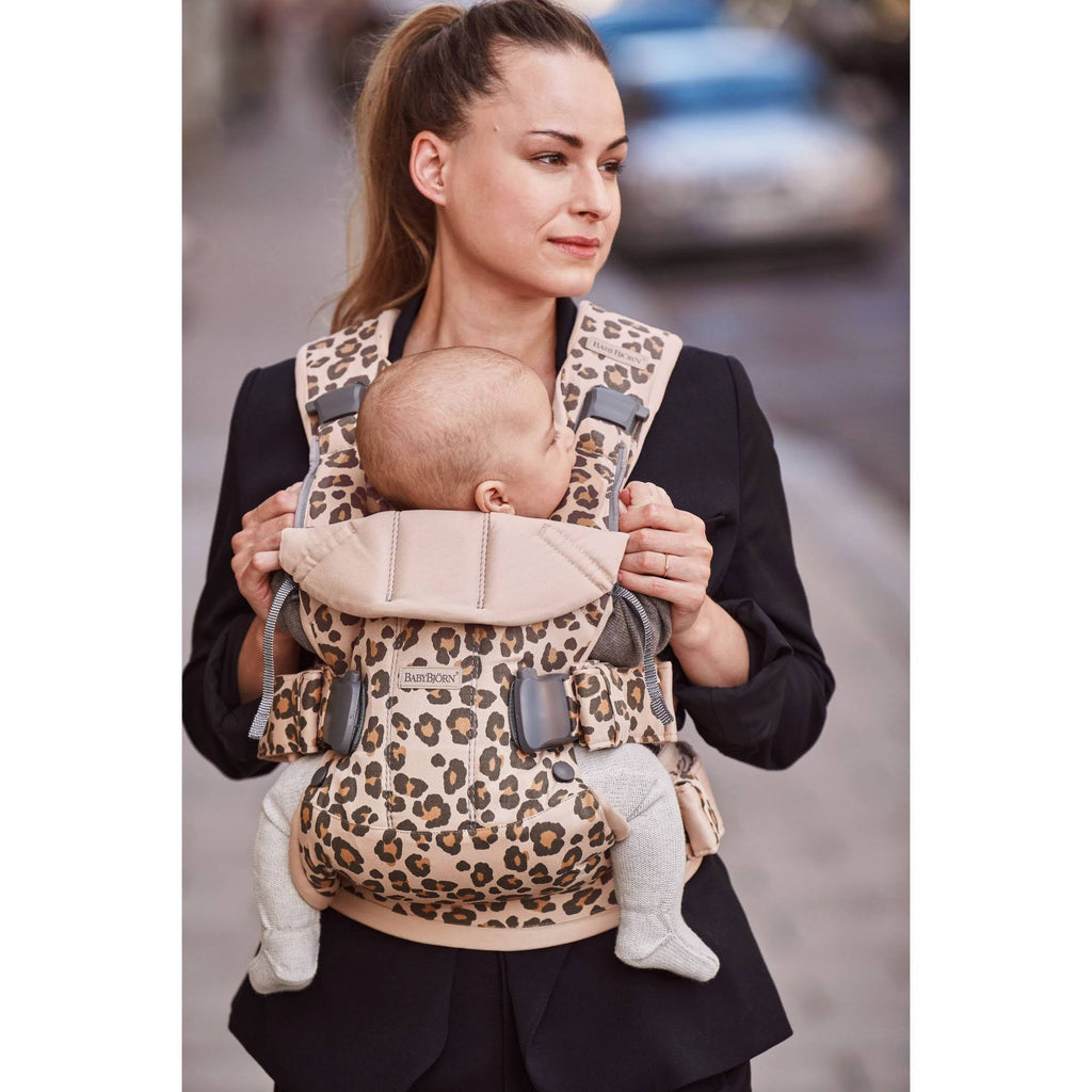 Baby Carrier One Beige Leopard Cotton 7k