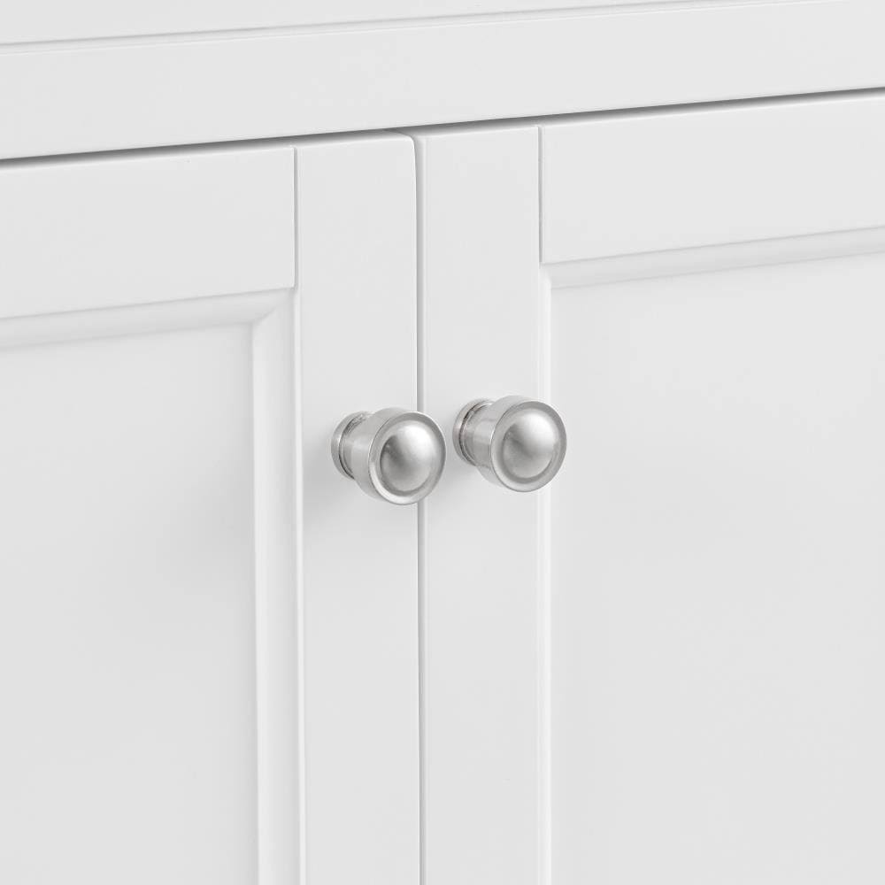 White Undermount Single Sink Bathroom Vanity with Marble Top 7k