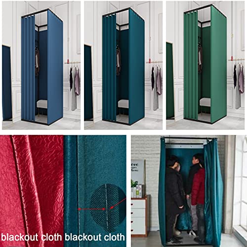 Portable Fitting Room with Shading Curtain, Foldable Privacy Dressing Room 7k