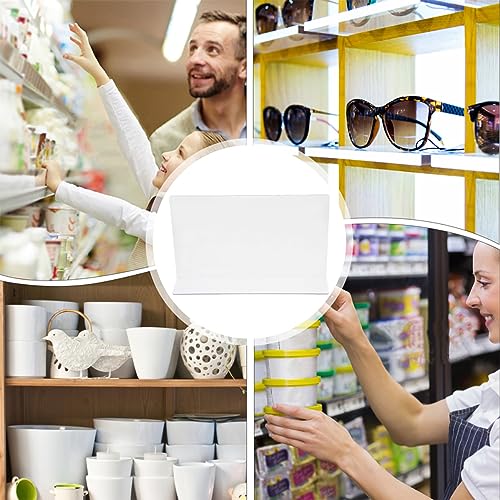 8 Pcs Clear Acrylic Closet Shelf Organizer Dividers k7