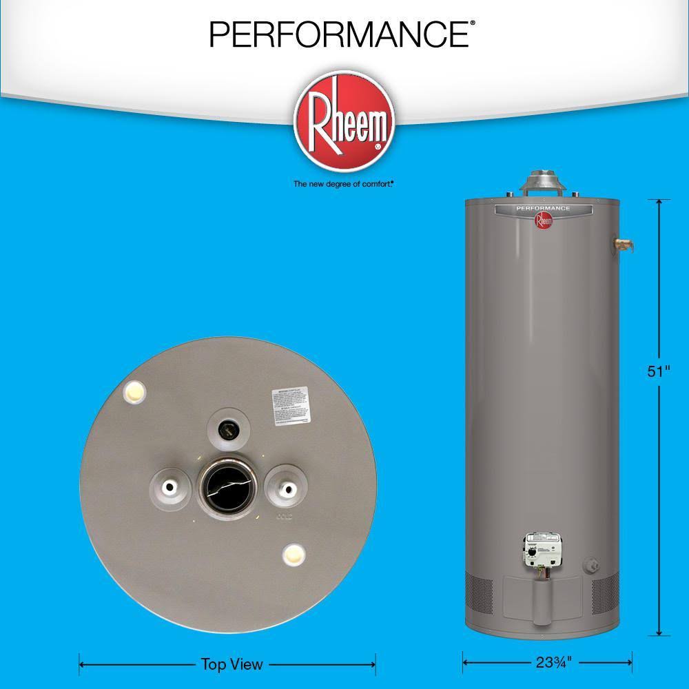 50 gal Natural Gas Tank Water Heater a7