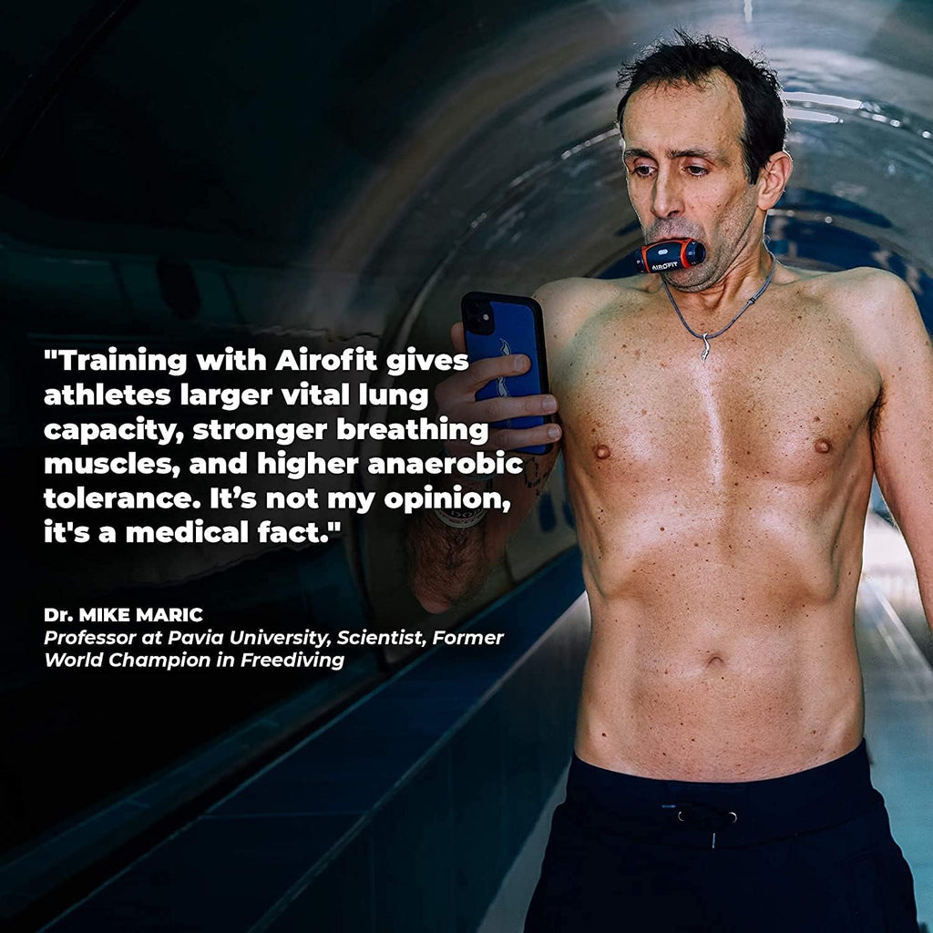 Breathing Exercise Device with Guided Trainer A7k