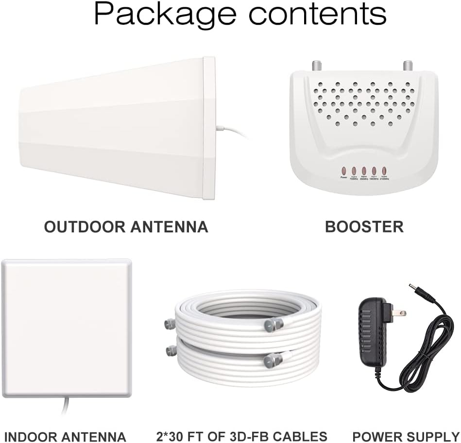 Cell Phone Signal Booster for Home Office 3G 4G 5G LTE k7