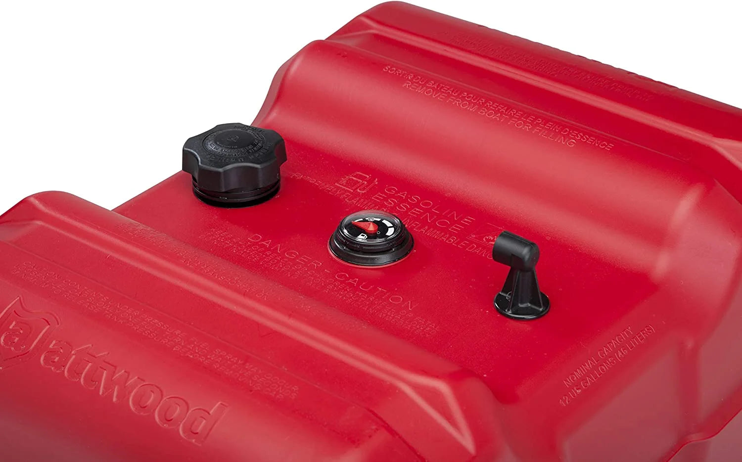 12 Gallon Low-Profile Portable Fuel Tank A7
