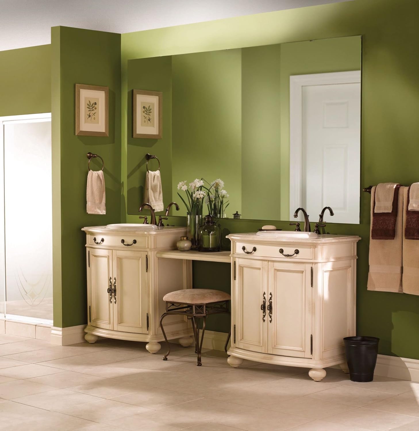 Bathroom Faucet Two-Handle High-Arc Oil Rubbed Bronze k7