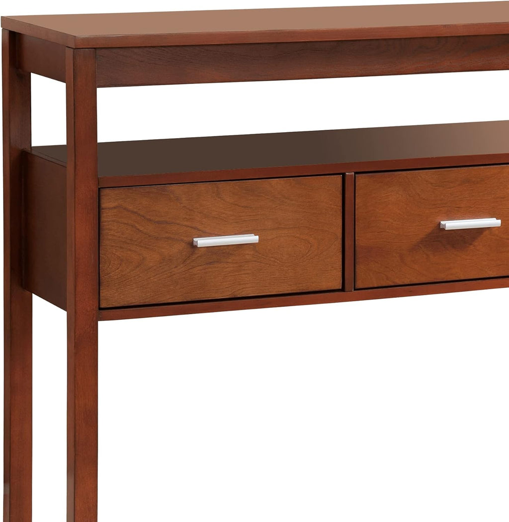 Walnut Wood Console Table Hall Cabinet A7