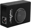 Skar Audio EVL-1X65D4-V-LP 6.5 400 Watt Low Profile Slot Port Loaded Car Subwoofer Enclosure