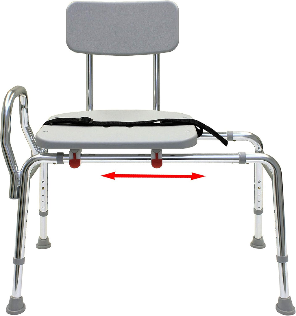 Bathtub Transfer Bench with Sliding Shower Seat a7