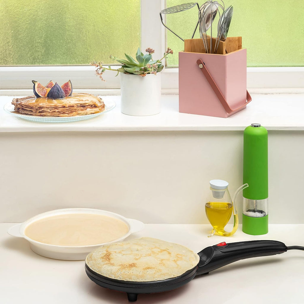 Electric Crepe Maker with Non-Stick Plate & Auto Power Off a7