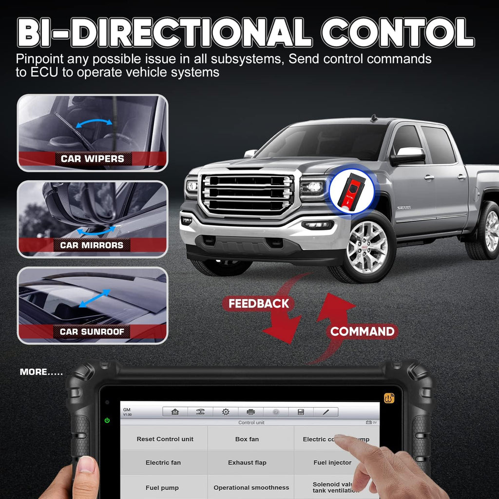 Diagnostic Scanner Tool with All Systems & TPMS Function A7