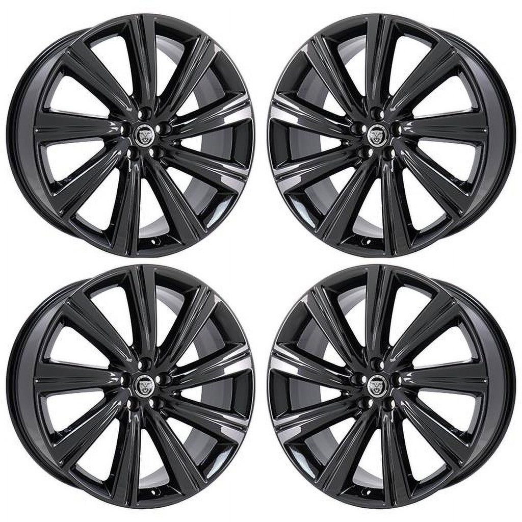 JAGUAR F-PACE 2017 - 2020 PVD BLACK CHROME Factory OEM Wheels Rims (Not Replicas) (H)
