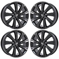 JAGUAR F-PACE 2017 - 2020 PVD BLACK CHROME Factory OEM Wheels Rims (Not Replicas) (H)