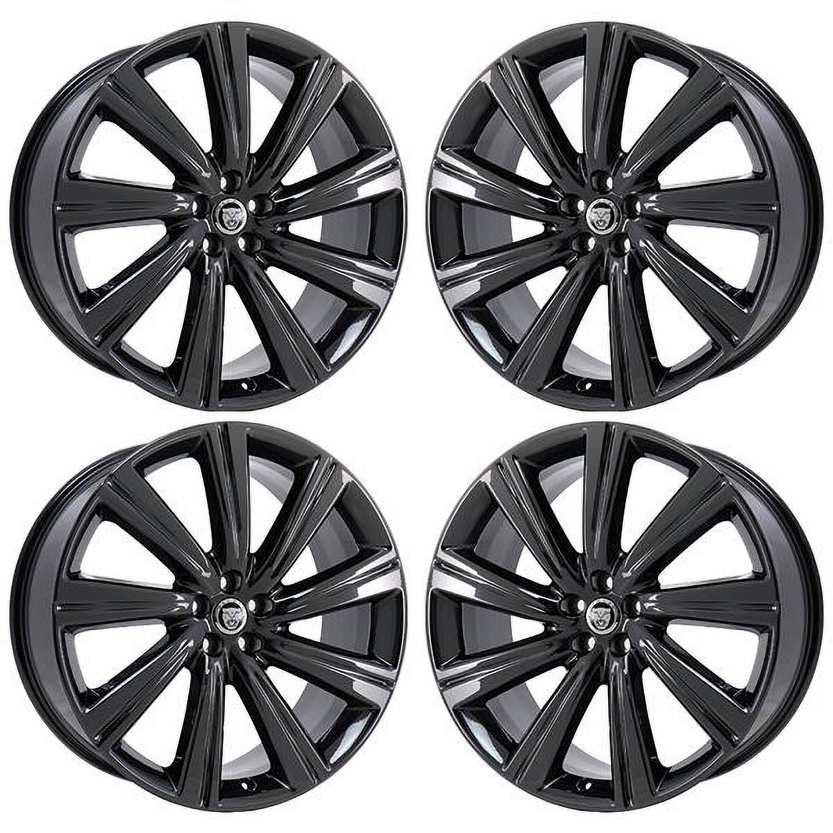 JAGUAR F-PACE 2017 - 2020 PVD BLACK CHROME Factory OEM Wheels Rims (Not Replicas) (H)