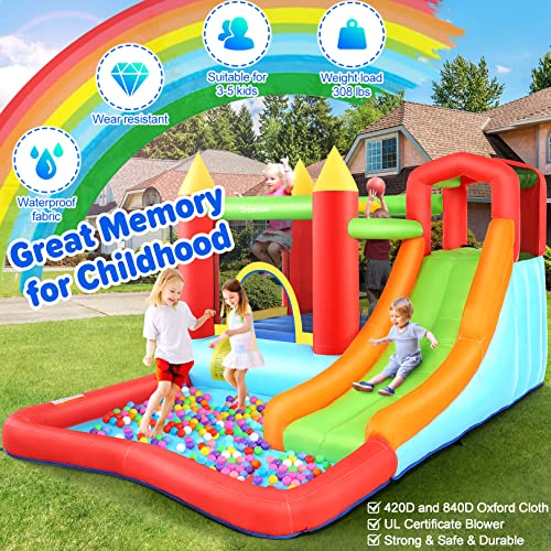 Inflatable Bouncy Castle with Ball Pit and Slide k7