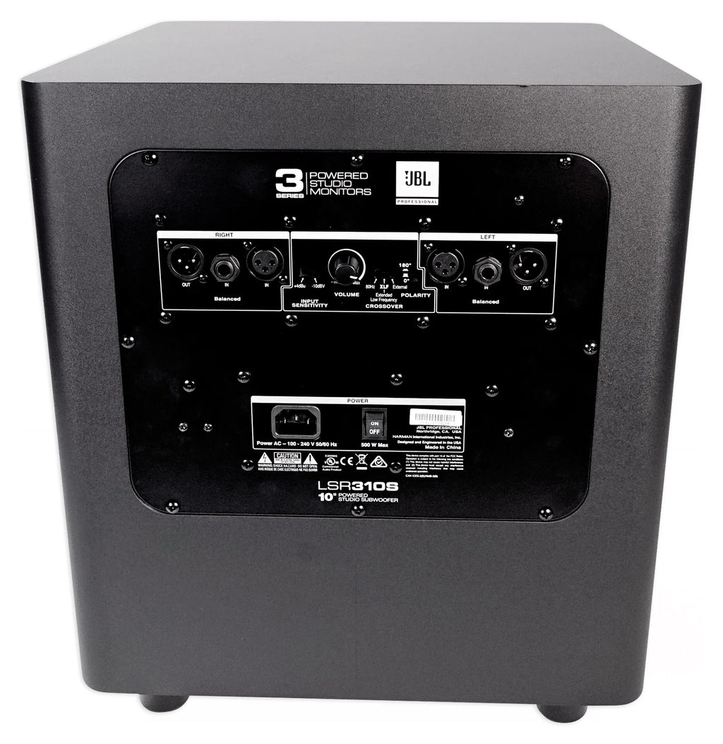 10" Powered Studio Subwoofer with Mic and Headphones a7
