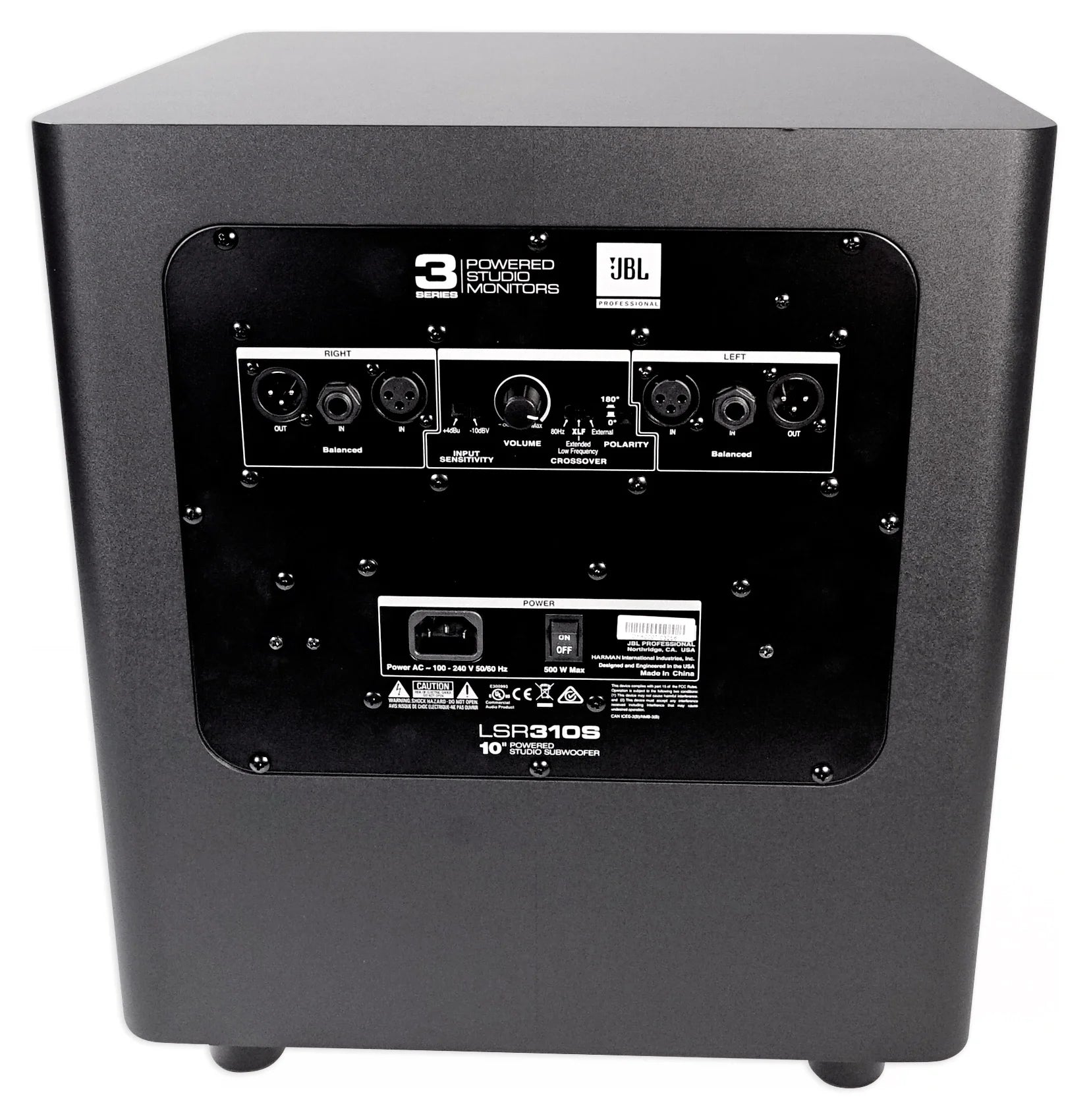 10" Powered Studio Subwoofer with Mic and Headphones a7