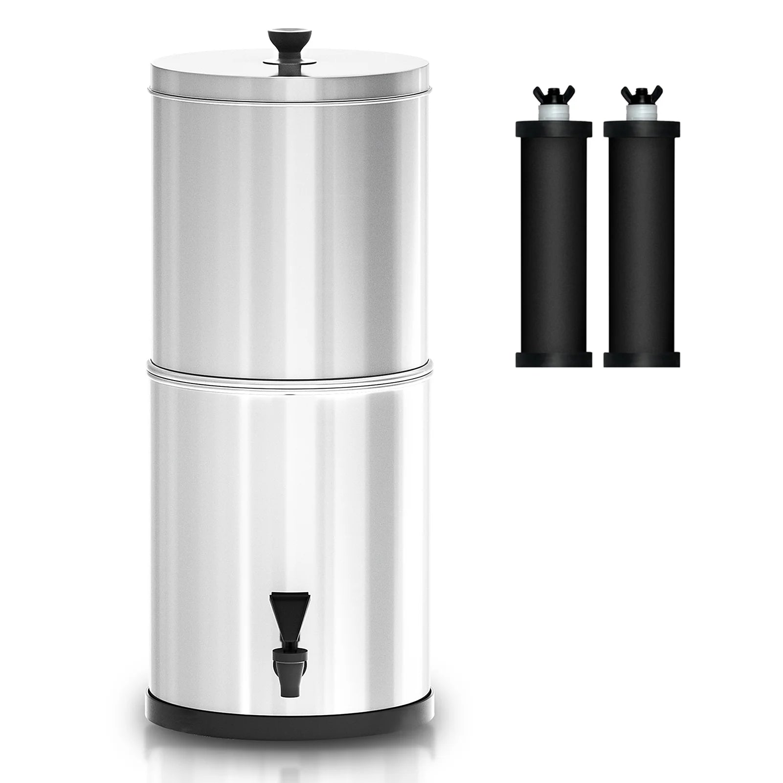 Andoer Gravity Water Filter System Water Filtration Bucket for Home Outdoor Camping Hiking Preparedness